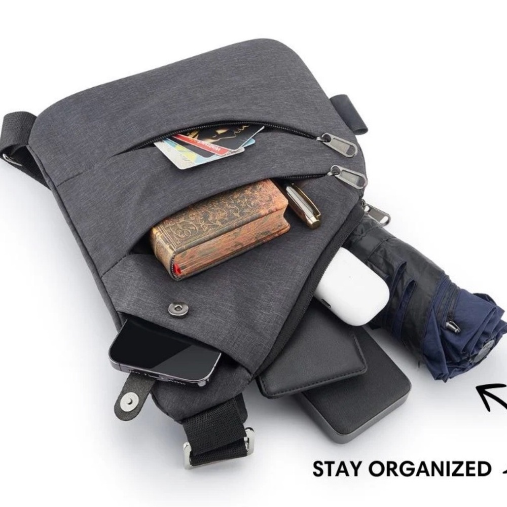 Wander+ Grey Anti-theft Travel Bag - Picture 3 of 8